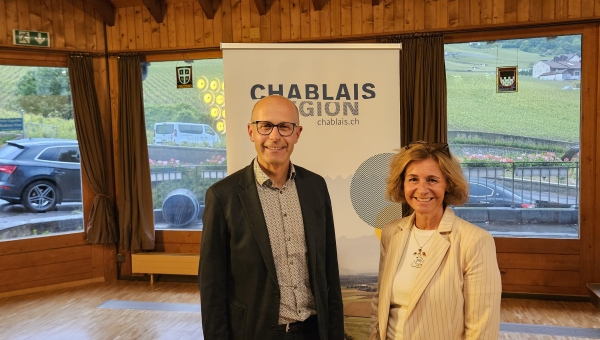 Xavier Lavanchy est le nouveau président de l'Association Chablais Région